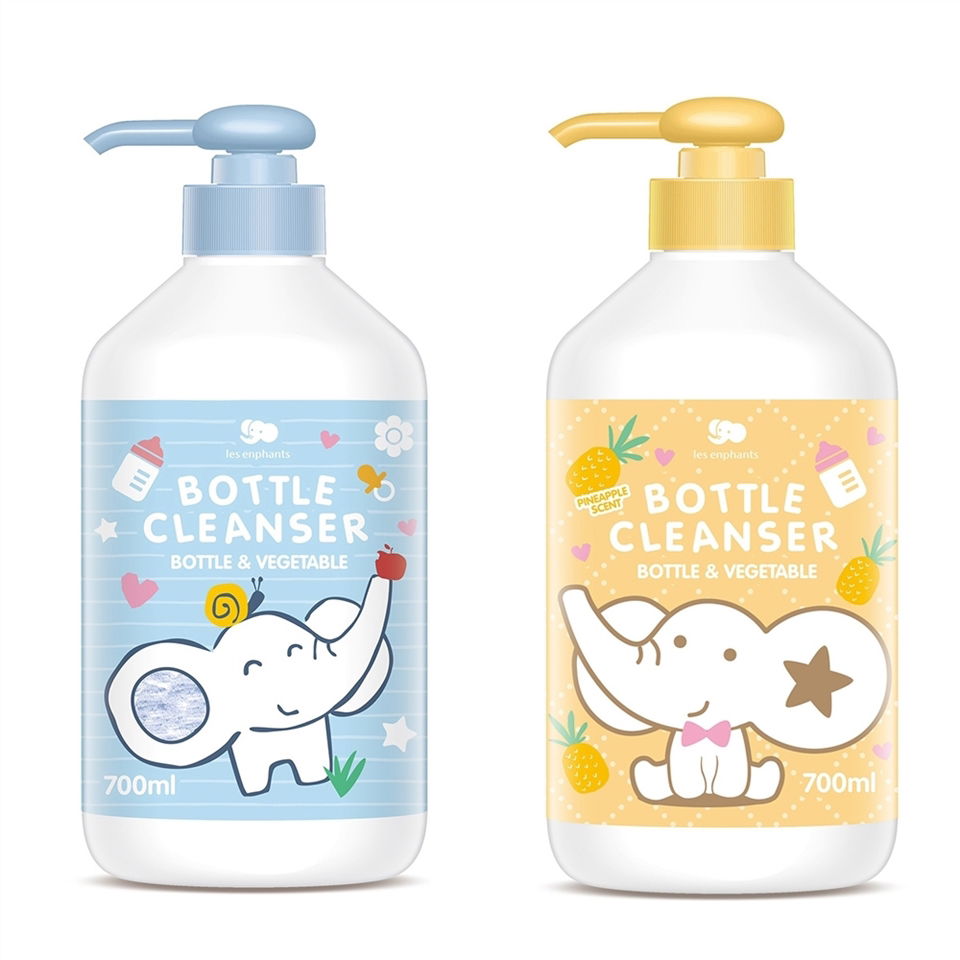 麗嬰房 奶瓶蔬果酵素洗潔液700ml (無香/鳳梨香)