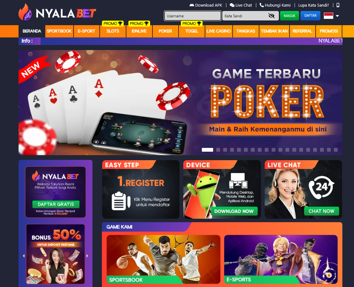 Nyalabet | Situs Taruhan Online Resmi Terpercaya Asia 