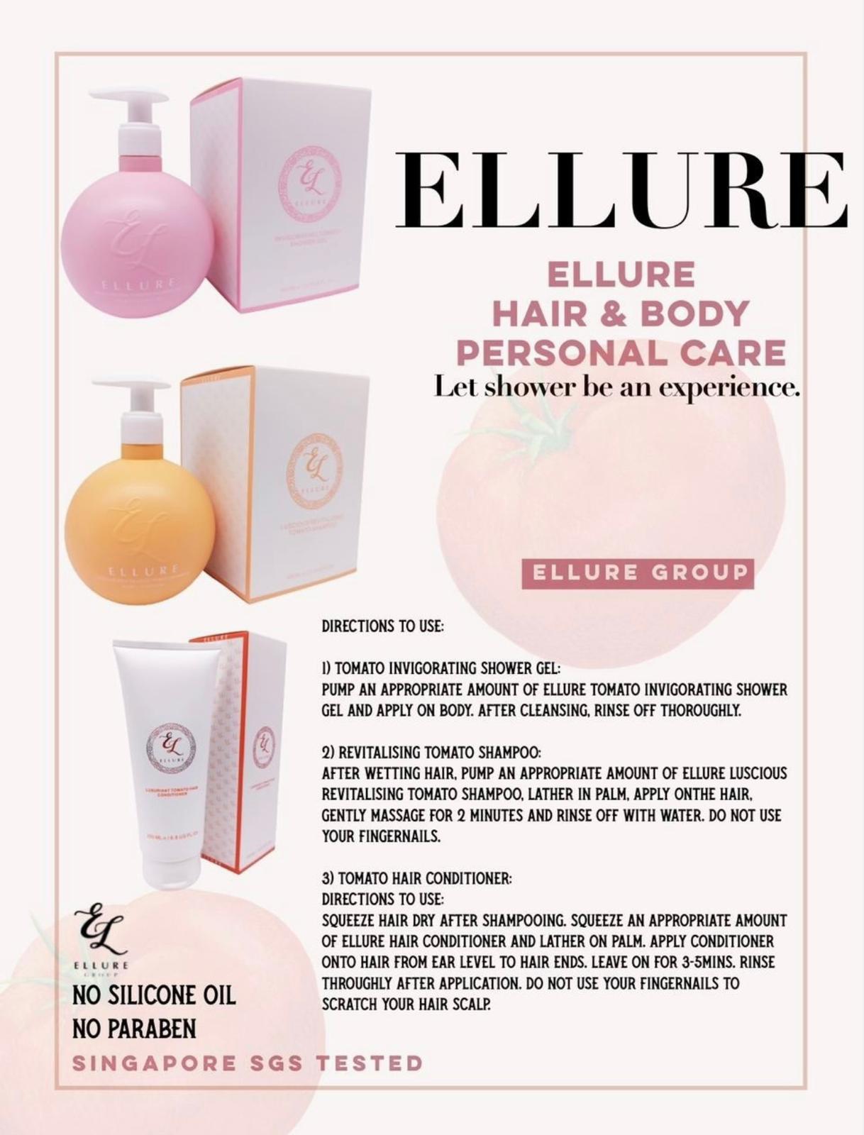 ELLURE Shampoo | Conditioner | Shower Gel