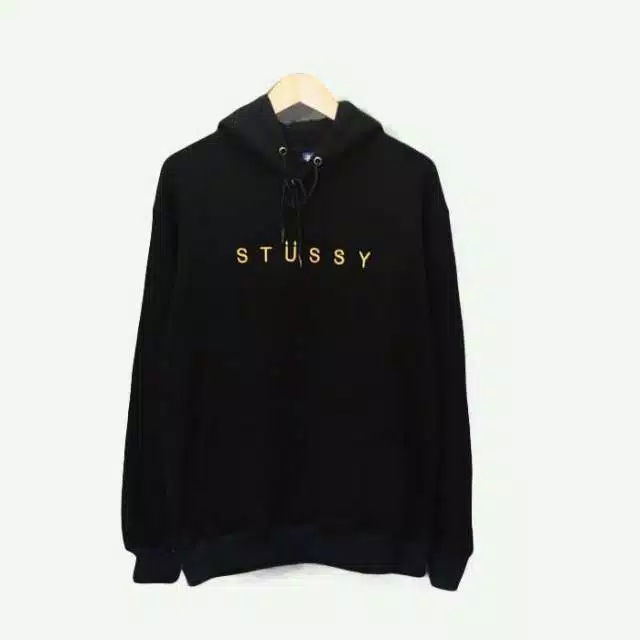 Hoodie Hitam Stussy