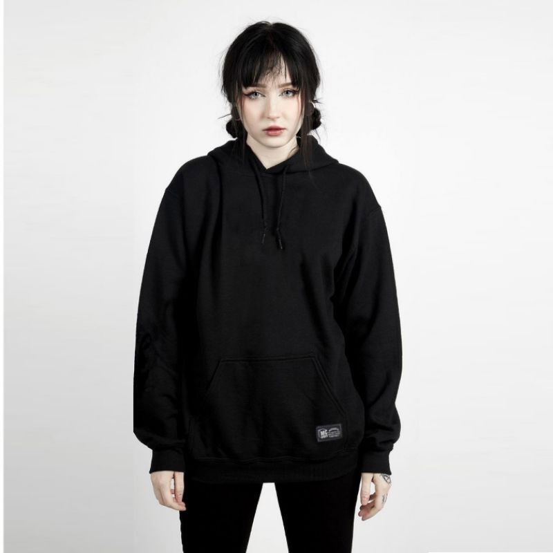 Hoodie Hitam Polos Nowfall.Inside