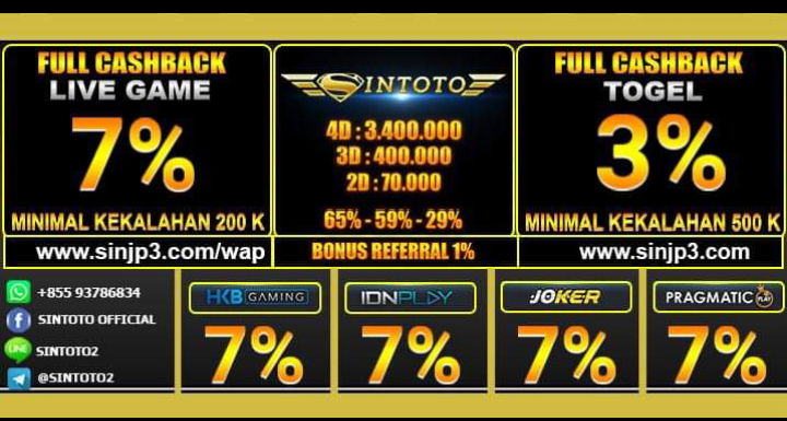 >>> KLIK DISINI   DAFTAR SINTOTO <<<