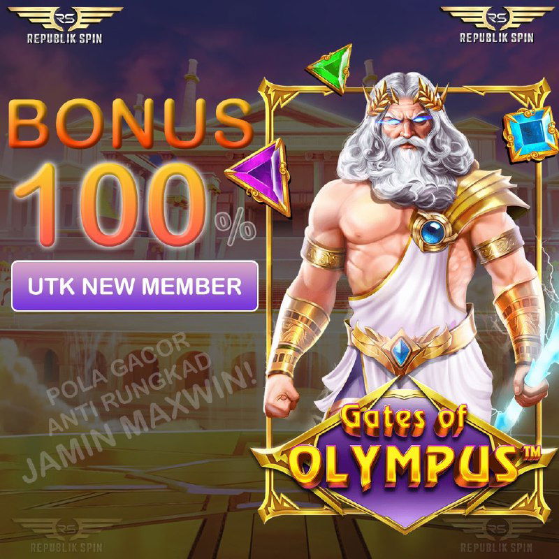 DAFTAR REPUBLIKSPIN BONUS NEW MEMBER 50% TO RENDAH