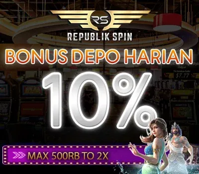 BONUS HARIAN 10% BISA KLAIM BERAPA KALI PUN (TO X 2)