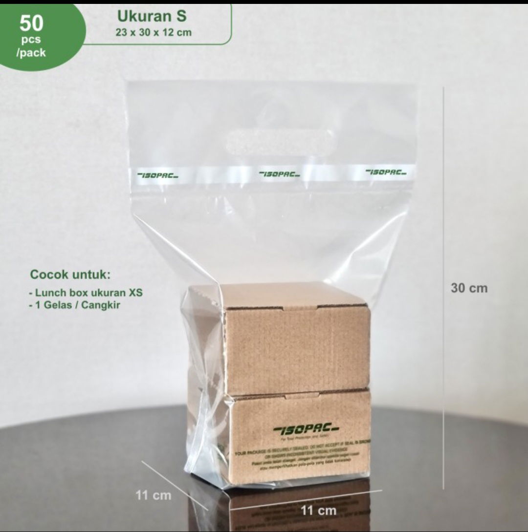 Plastik untuk Cup 1 pcs (Beli 500 pcs. INSTANT / SAMEDAY)