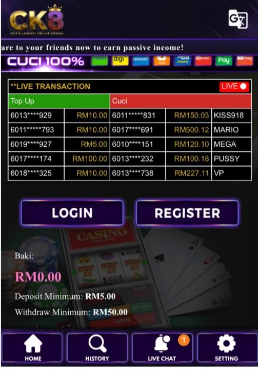 🔥NEW HOT🔥CASHKING88 FREE RM5 Reg/Share