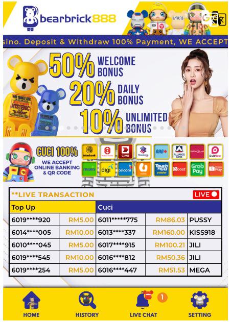 🔥NEW HOT🔥 BEARBRICK888 FREE RM5 reg/share✅