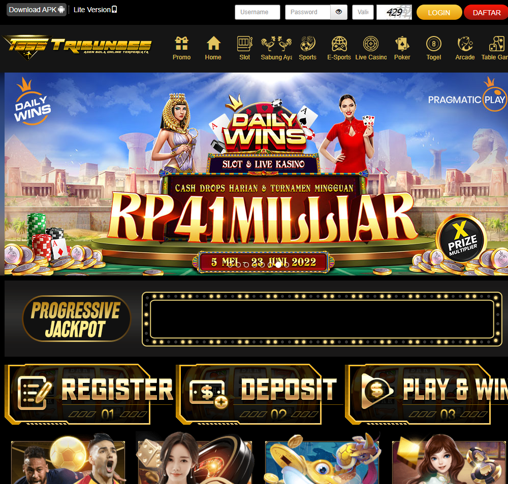 LOGIN TRIBUN855