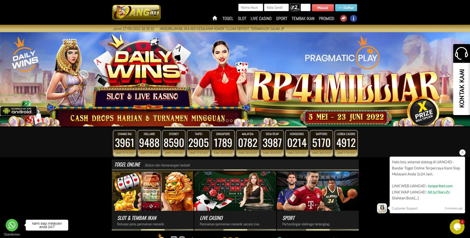 Uang4D | Agen Slot Gacor | Situs Slot Gacor