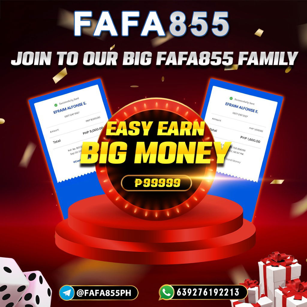 FAFA855 Welcome bonus 100% Cash in 100 get FREE 150