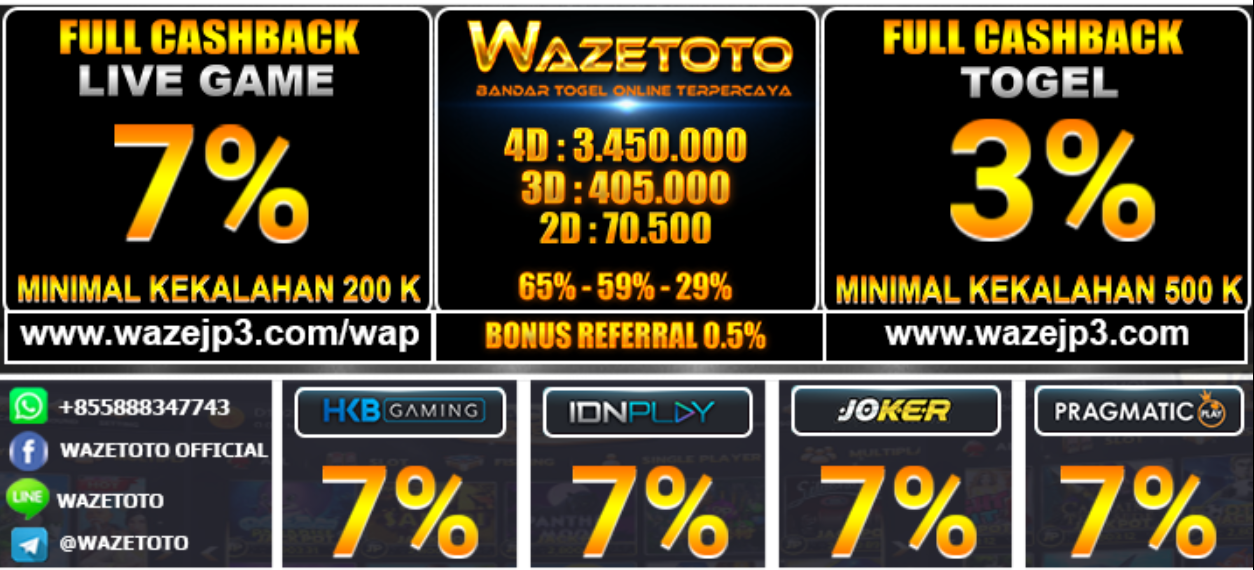 WAZETOTO 📌 PRIZE 1 📌 DISKON BESAR 
