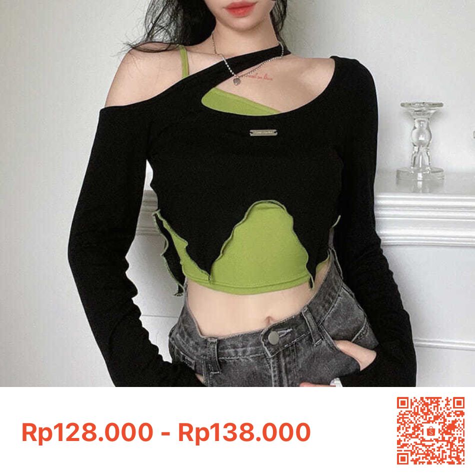 66. Two piece slim fit CROP TOP