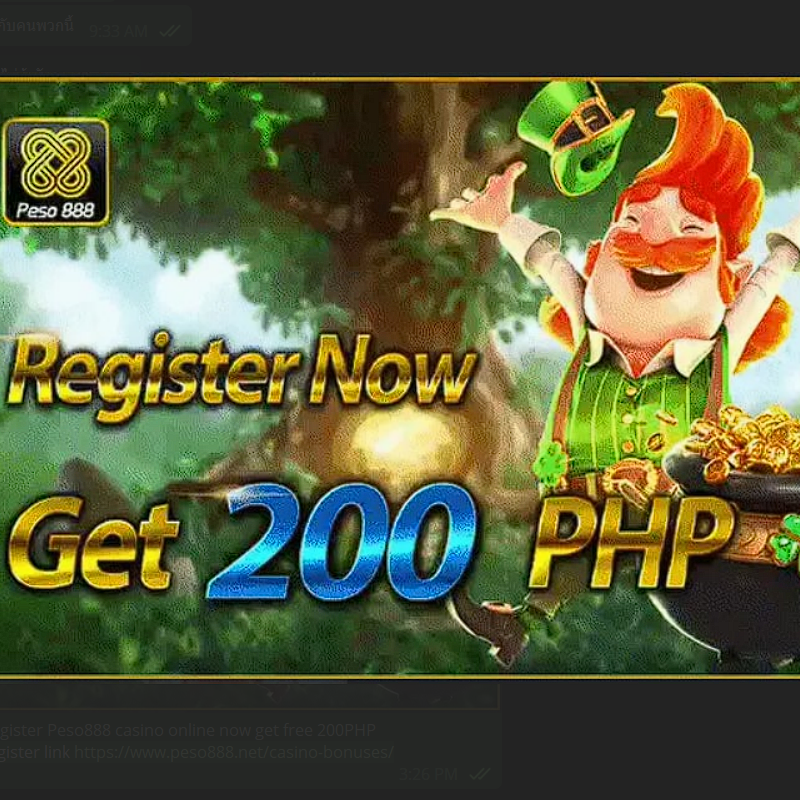 Sign Up Peso888 casino online to Get 200PHP