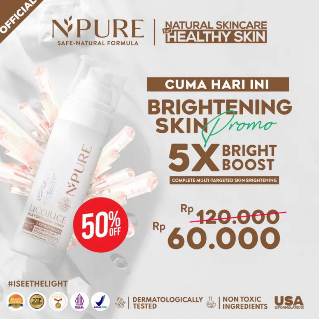 23. NPURE Licorice Milky Spotlight Toner