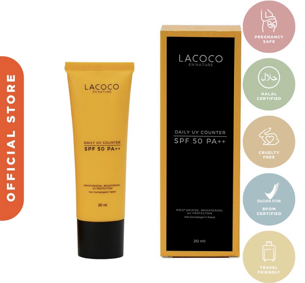 26. Lacoco Daily UV spf 50PA++