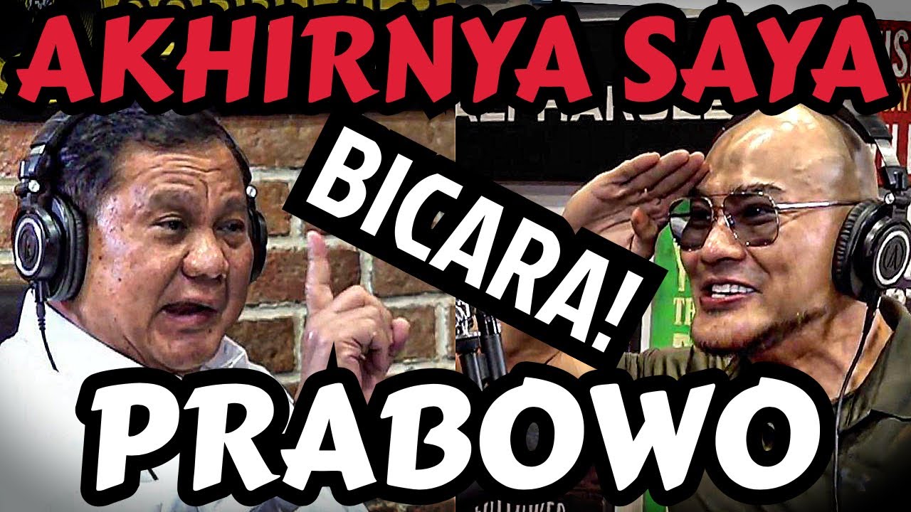 PRABOWO PERDANA BICARA‼️ EXCLUSIVE - Deddy Corbuzier Podcast