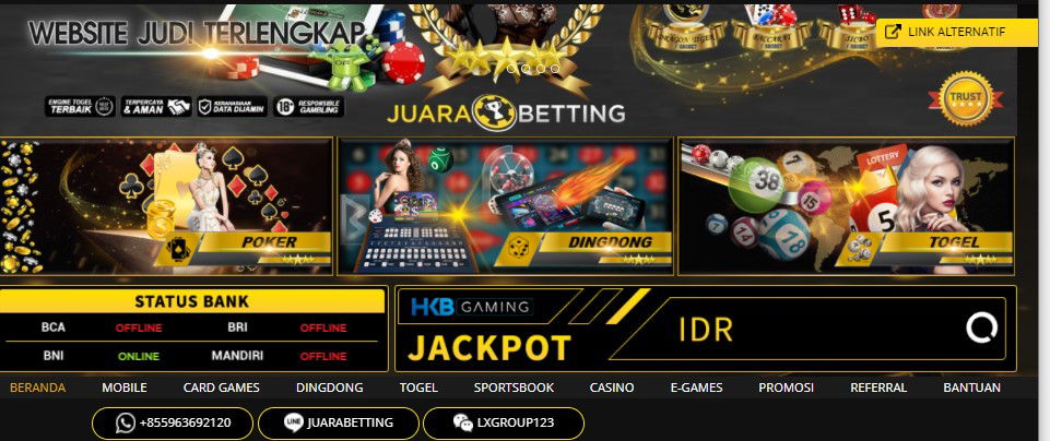 JUARABETTING = BOLA, TOGEL, DOMINO, BOLA, LIVEGAME, DINGDONG, SLOT