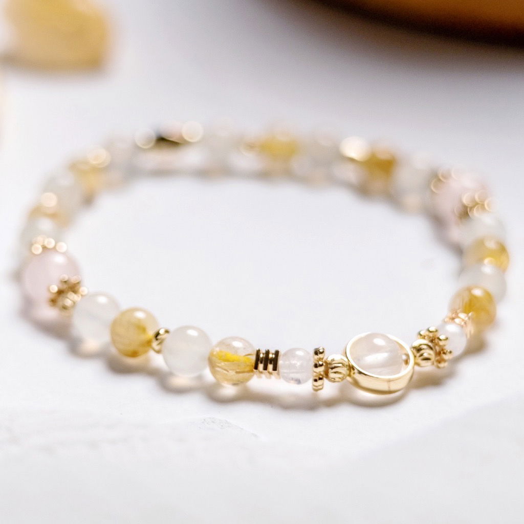 天然水晶手鍊｜工作財富運｜走在暴富的道路