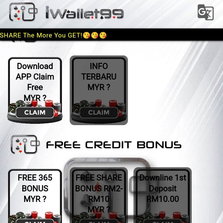 NEW IWALLET9 PROMO REGISTER RM2-10 HOT!!