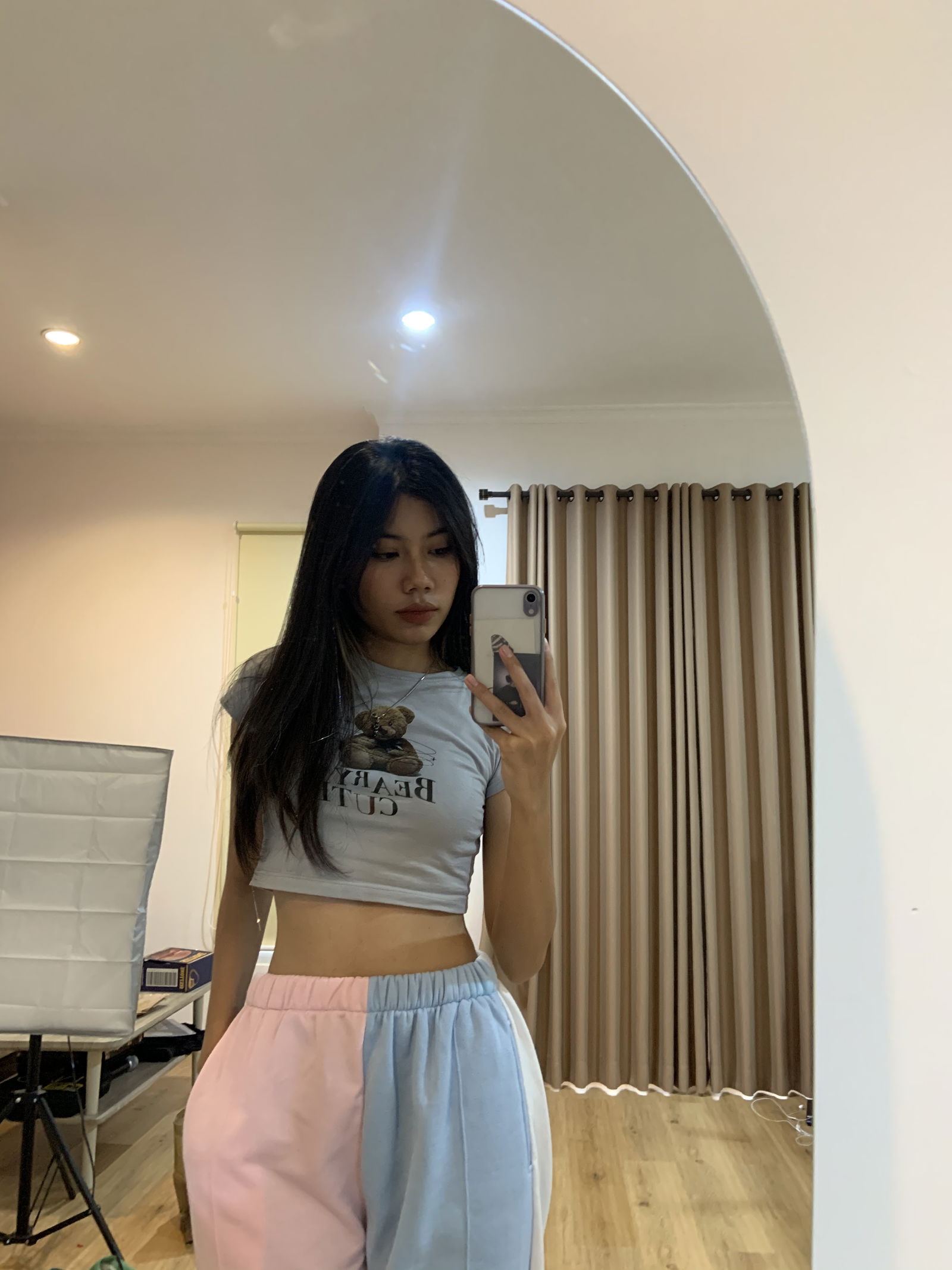 72. Three tones pants