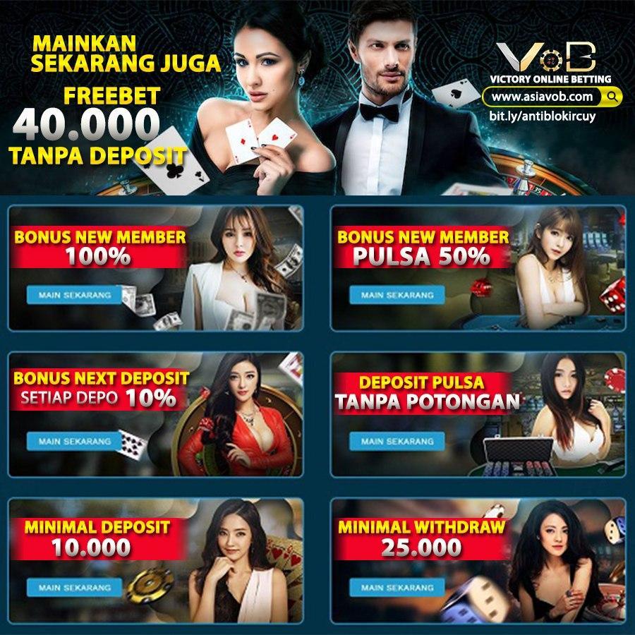 VOBBET BONUS NEW MEMBER 100% DEPO 10RB  | DEPOSIT 10000 BISA KLAIM BONUS