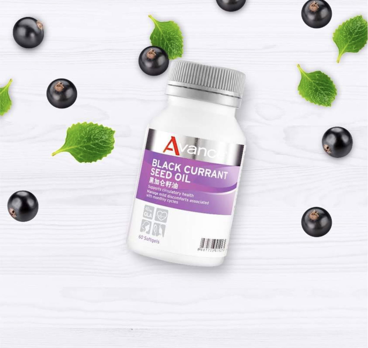 黑醋栗籽油膠囊 女性必備