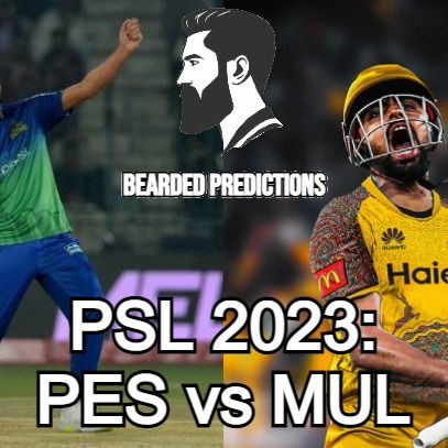 Cricket Predictions｜PSL 2023: PES vs MUL