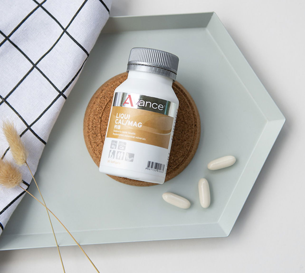 睡眠好幫手鈣鎂膠囊