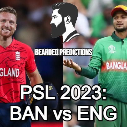 Cricket Predictions｜T20I 2023: BAN vs ENG