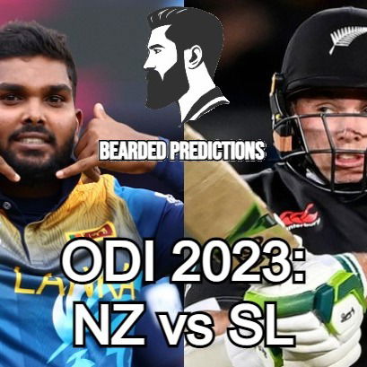 Cricket Predictions｜ODI 2023: NZ vs SL