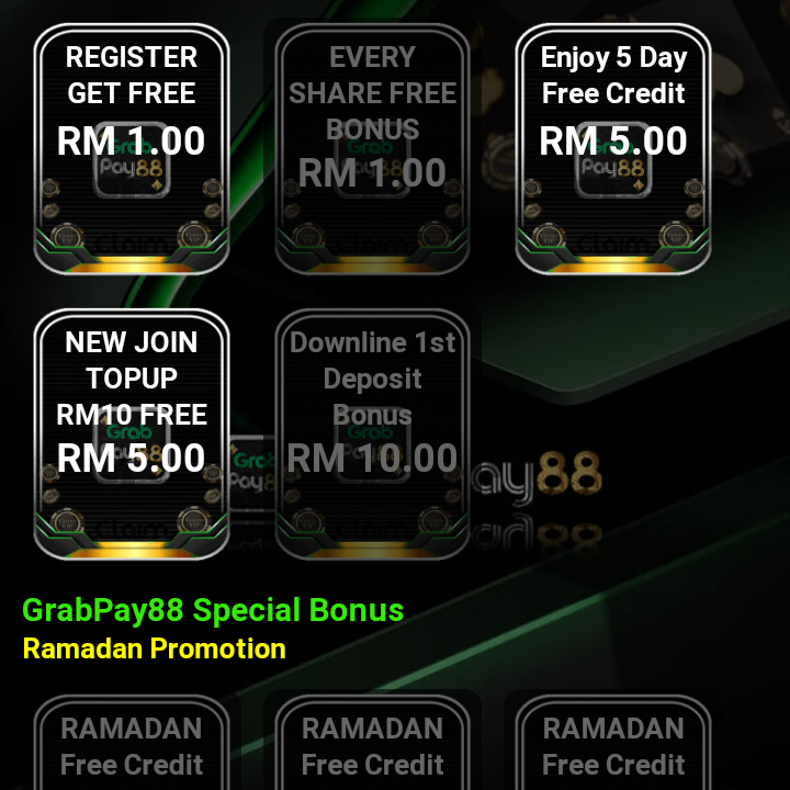 GRABPAY88 REGISTER GET FREE RM1 HOT!!