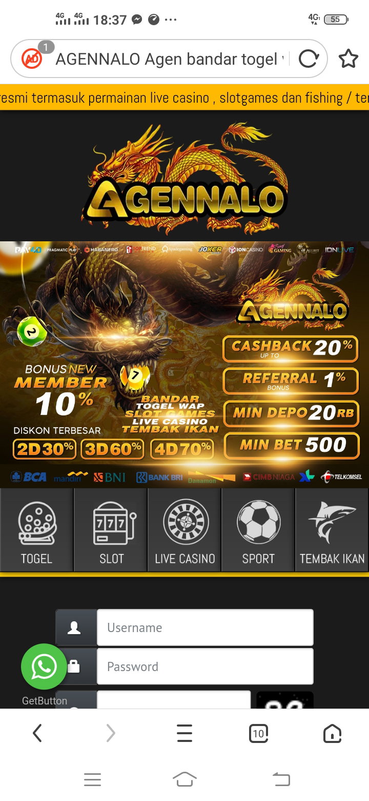 SITUS JUDI TOGEL AGENNALO TERPERCAYA