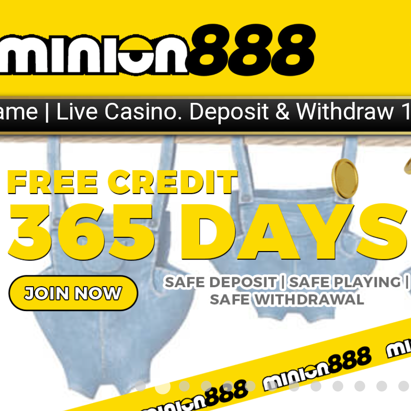 Trusted👍🏻🆕✨MINION888 2.0✨🆕🔥New Register Free RM1 & Welcome Bonus 50%🔥