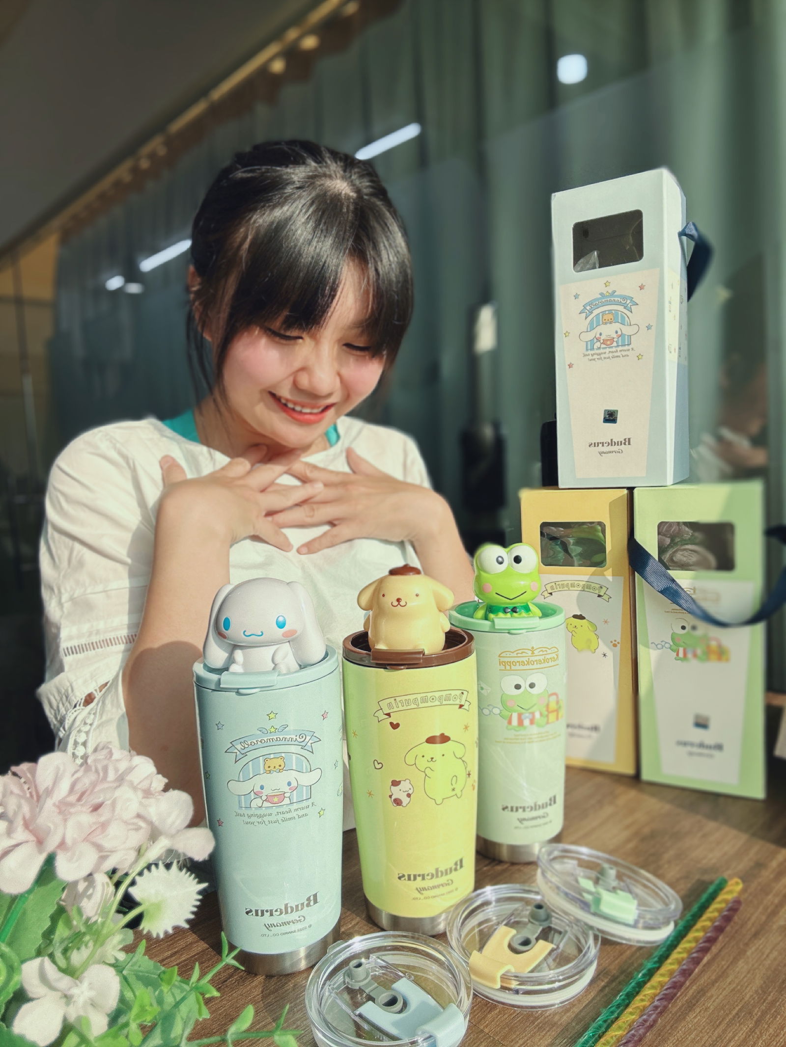 德國buduresX三麗鷗聯名陶瓷冰霸杯600ml開箱！