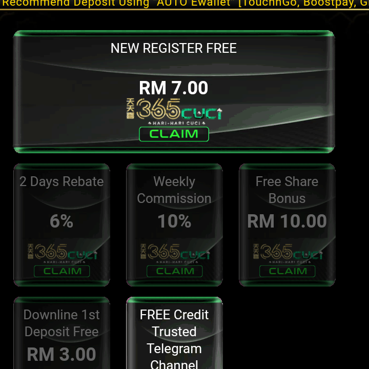 I365CUCI REGISTER FREE RM7 HOT!! (NEW)