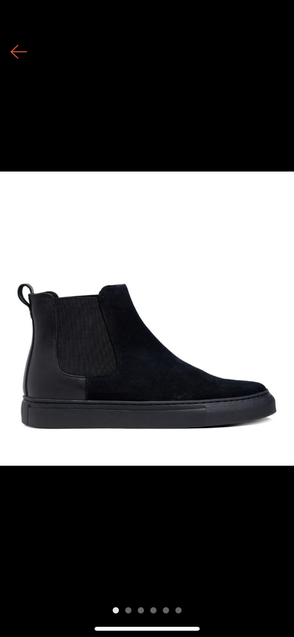 17. Sepatu chelsea boots prabu full black