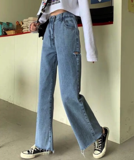 No 1 - High Waist Baggy Jeans