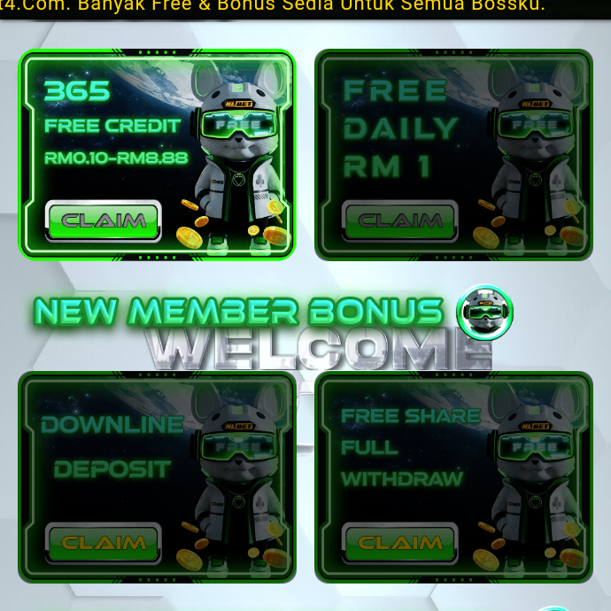 WLCKLBET REGISTER FREE RM1-8 HOT!!(NEW)