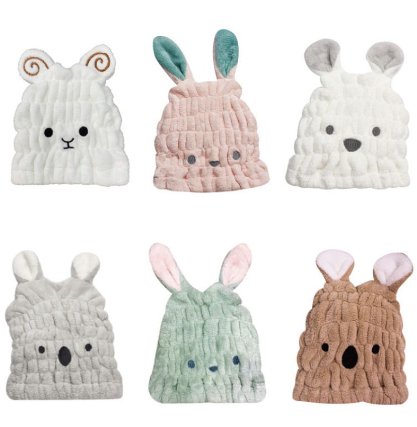 動物造型超吸水懶人乾髮帽