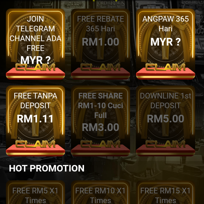 MEKDI88 FREE TANPA DEPOSIT RM1.11 HOT!!