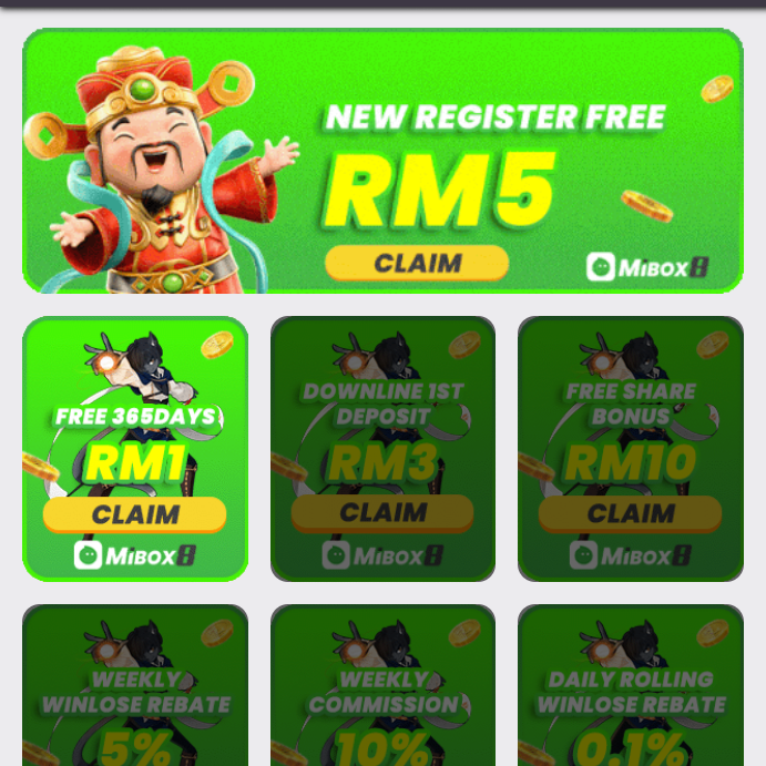 MIBOX8 FREE TANPA DEPOSIT RM5 HOT!!(NEW)