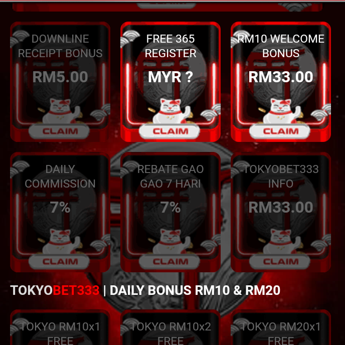 TOKYOBER333  PROMO FREE 365 HOT!!(NEW)