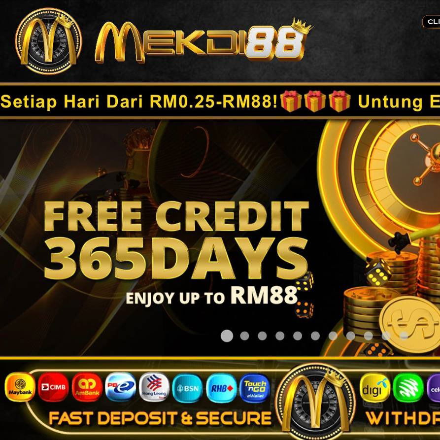 Mekdi88 | Free RM1 | Free Share Cuci Full