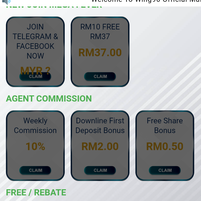 WINGS96 WELCOME BONUS 100% HOT!!(NEW)