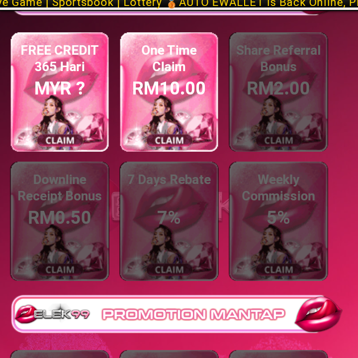 ELEK99 PROMO FREE RM10 HOT!!(NEW)