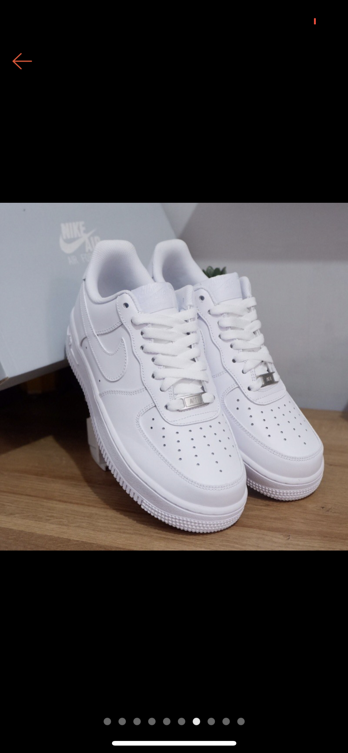 19. Sepatu Nike AF1 original full white 