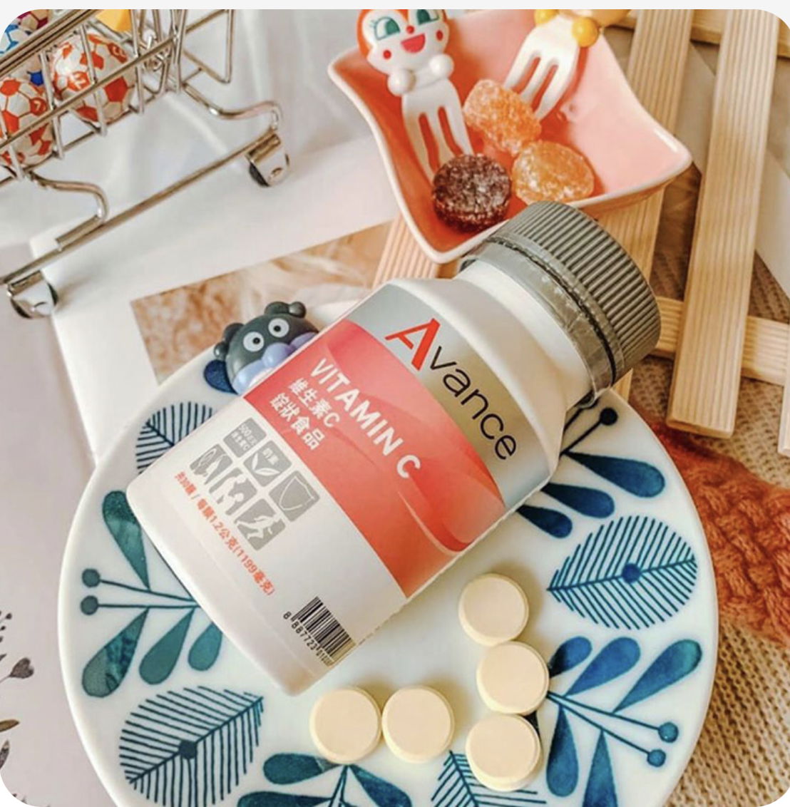 抗氧化促進膠原蛋白形成-維生素C錠