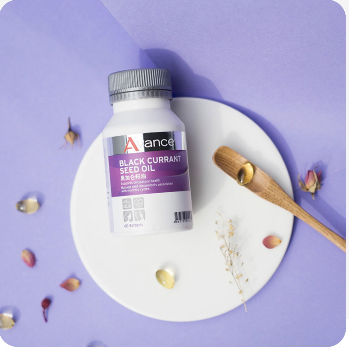 月月安婦科救星-黑醋栗籽油膠囊