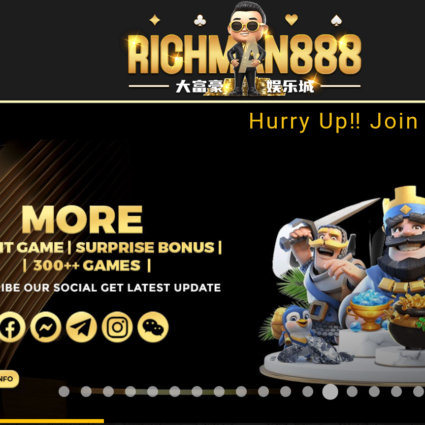 ​​Trusted👍🏻✨RICHMAN888✨ 🔥Free Enjoy RM1 & Welcome Bonus 50% 🔥