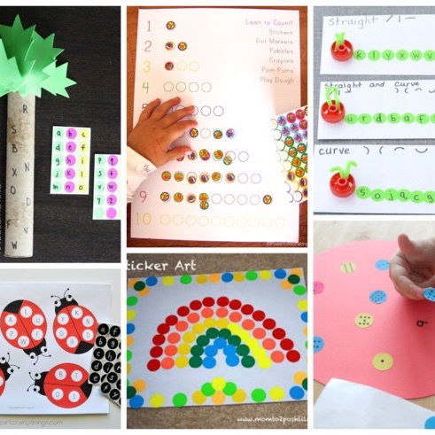 20. Stiker warna warni